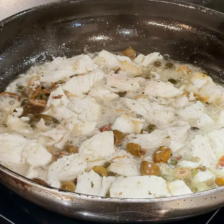 La cottura del branzino - paccheri Langosteria