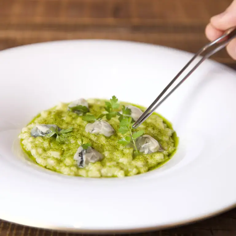 Ristorante Fuori Rotta, Scucuzzun con Ostriche di La Spezia