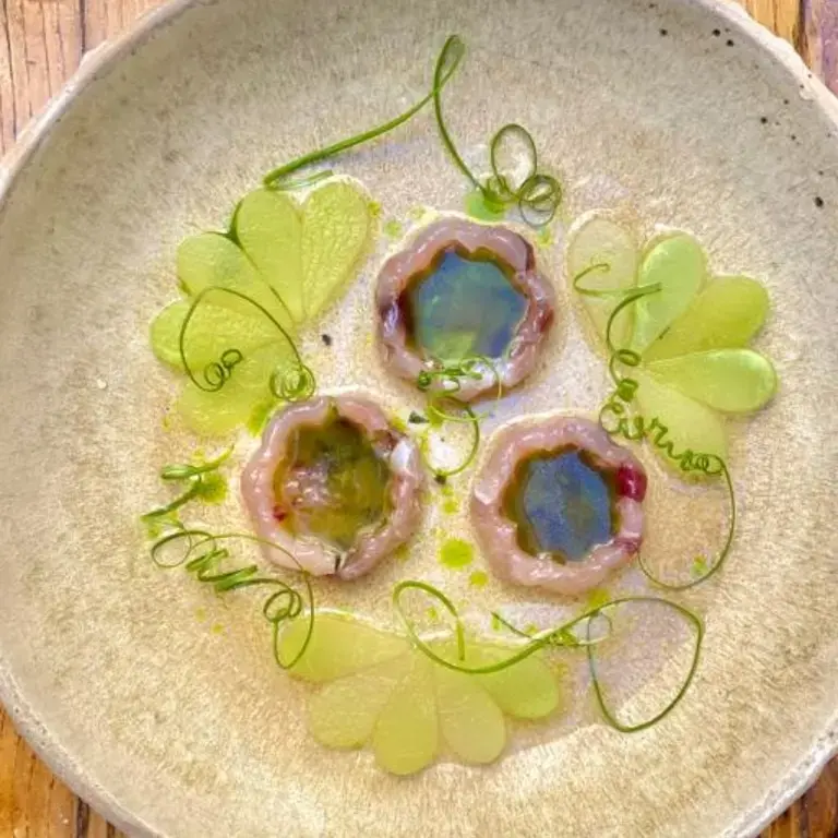 Tonno, carosello, olio di fichi di chef Miacola