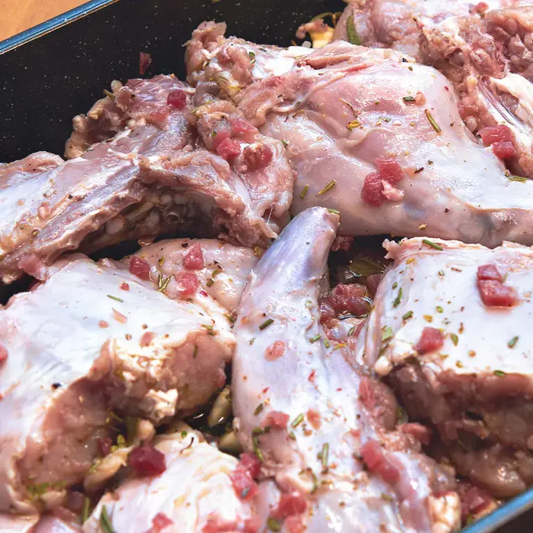 come marinare il coniglio