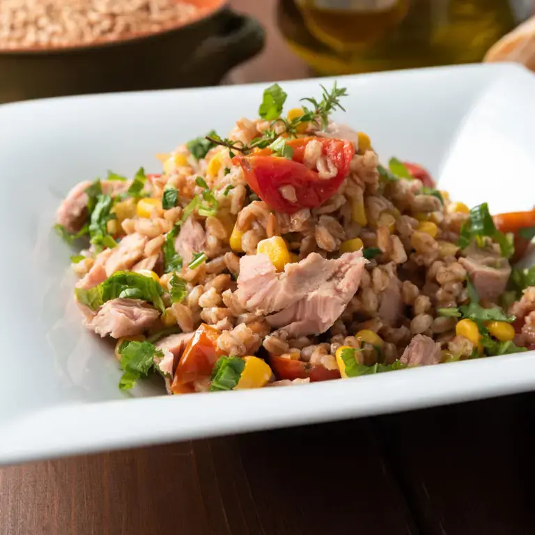 insalata di farro e tonno - Fine Dining Lovers