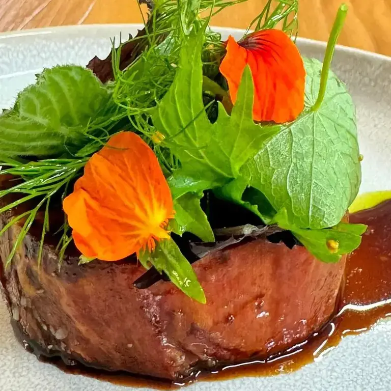 Lingua di manzo al bbq La Vecchia Fontana