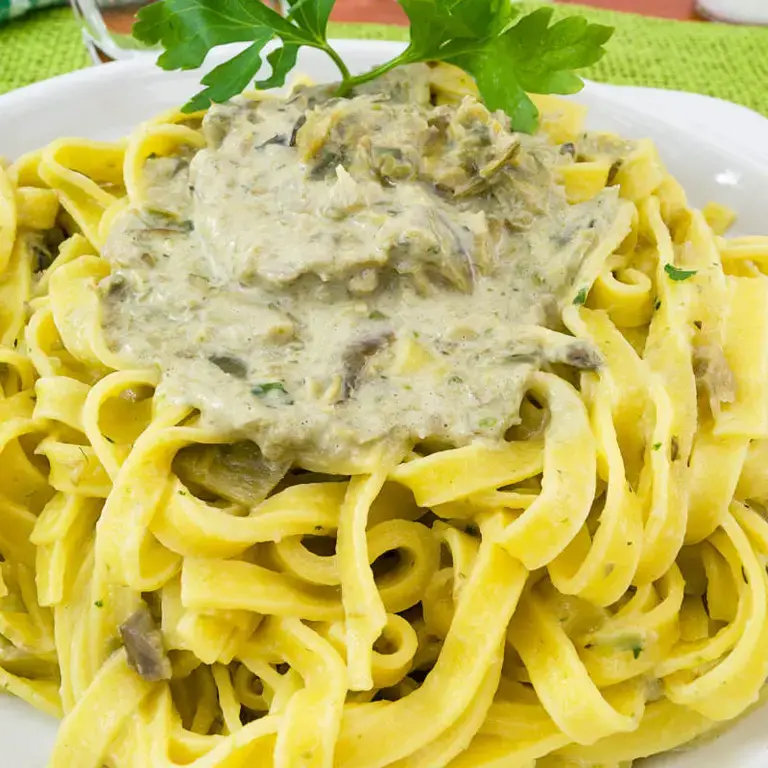 pasta con crema di carciofi - Fine Dining Lovers
