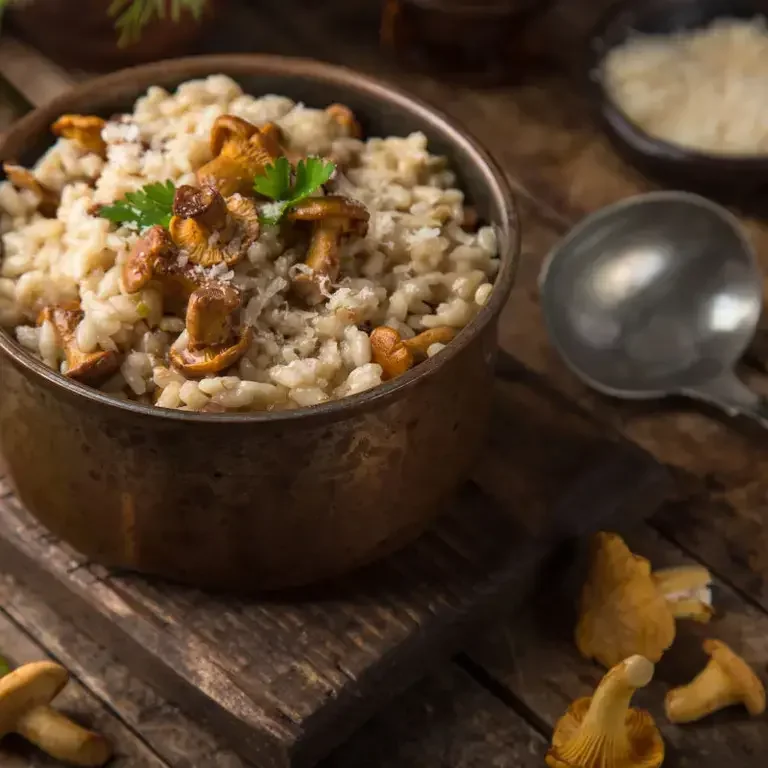 risotto con finferli - Fine Dining Lovers