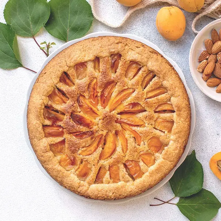 torta di albicocche