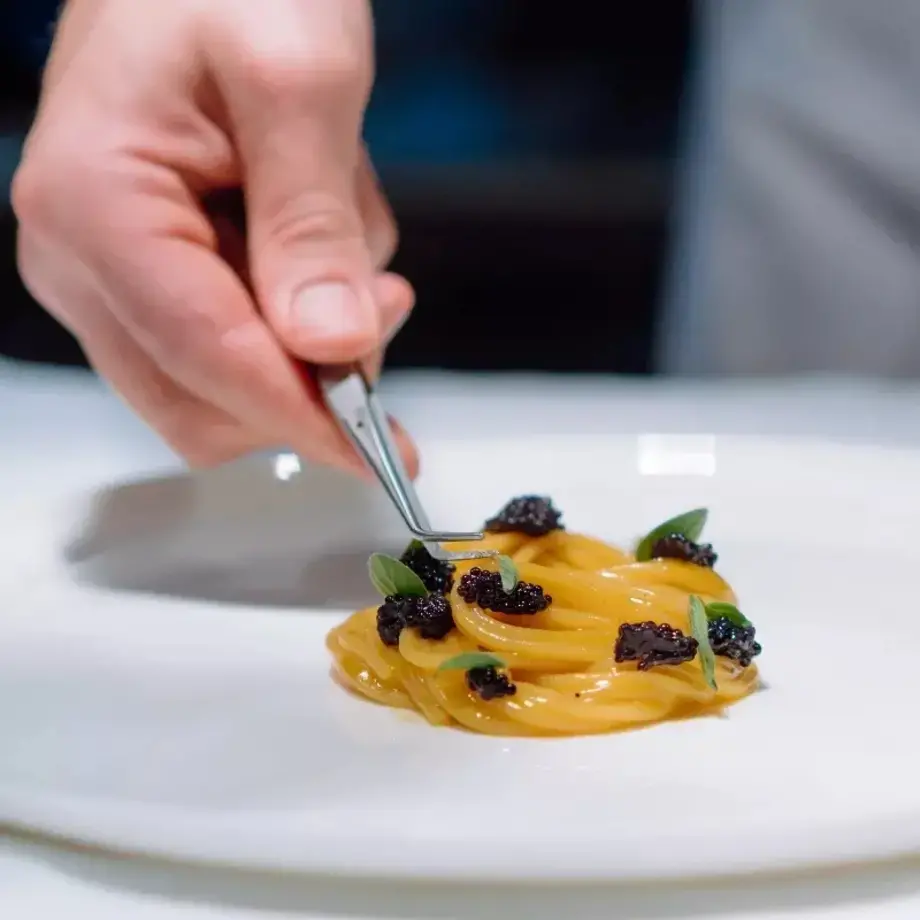 Spaghettini con papaccelle di Francesco Sposito