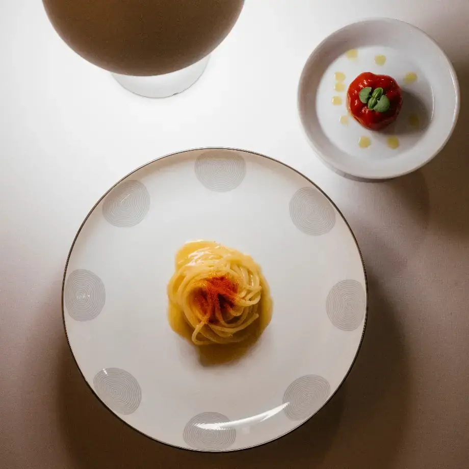 Spaghetti al pomodoro di Giancarlo Perbellini