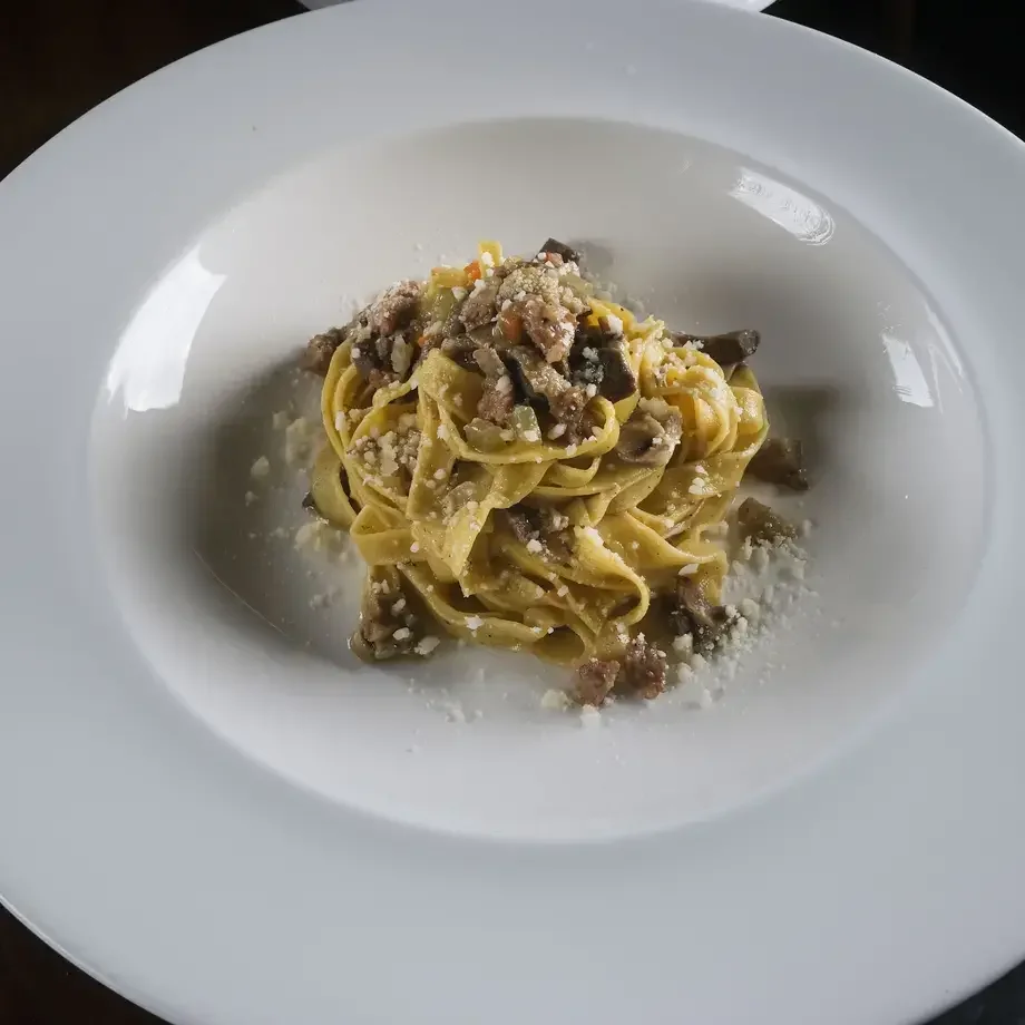 Fettuccine rigaglie e porcini