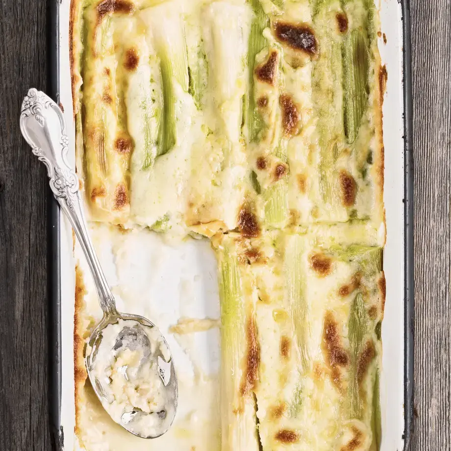 porri gratinati - Fine Dining Lovers