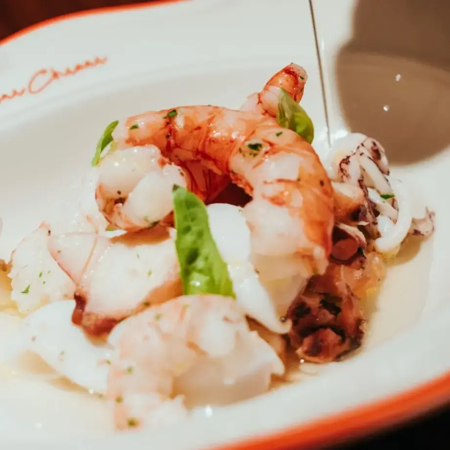 Un piatto del menu di Casa Fiori Chiari