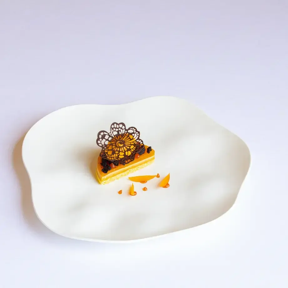 Il piatto Fior di Lunigiana dello chef Alessandro Cozzolino