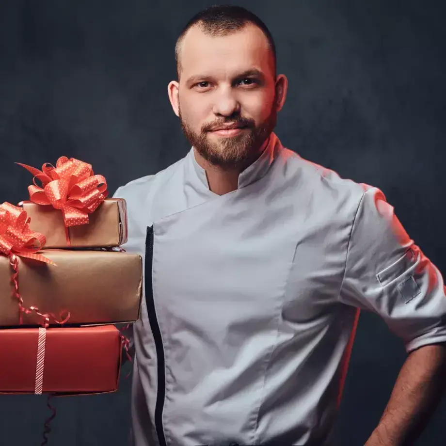 Chef e pacchetti regalo