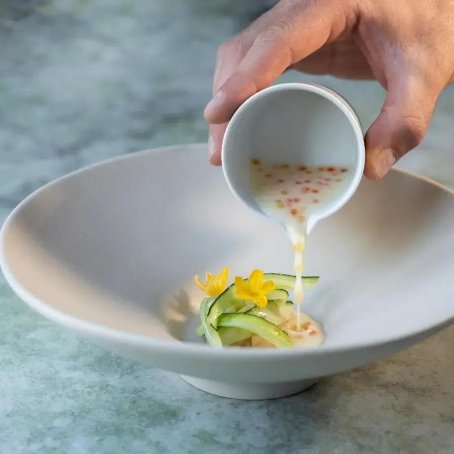 Un piatto del ristorante Saporium