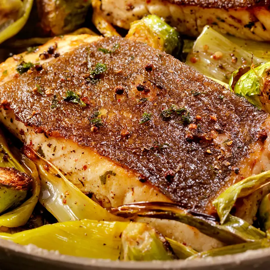 Pelle del pesce croccante