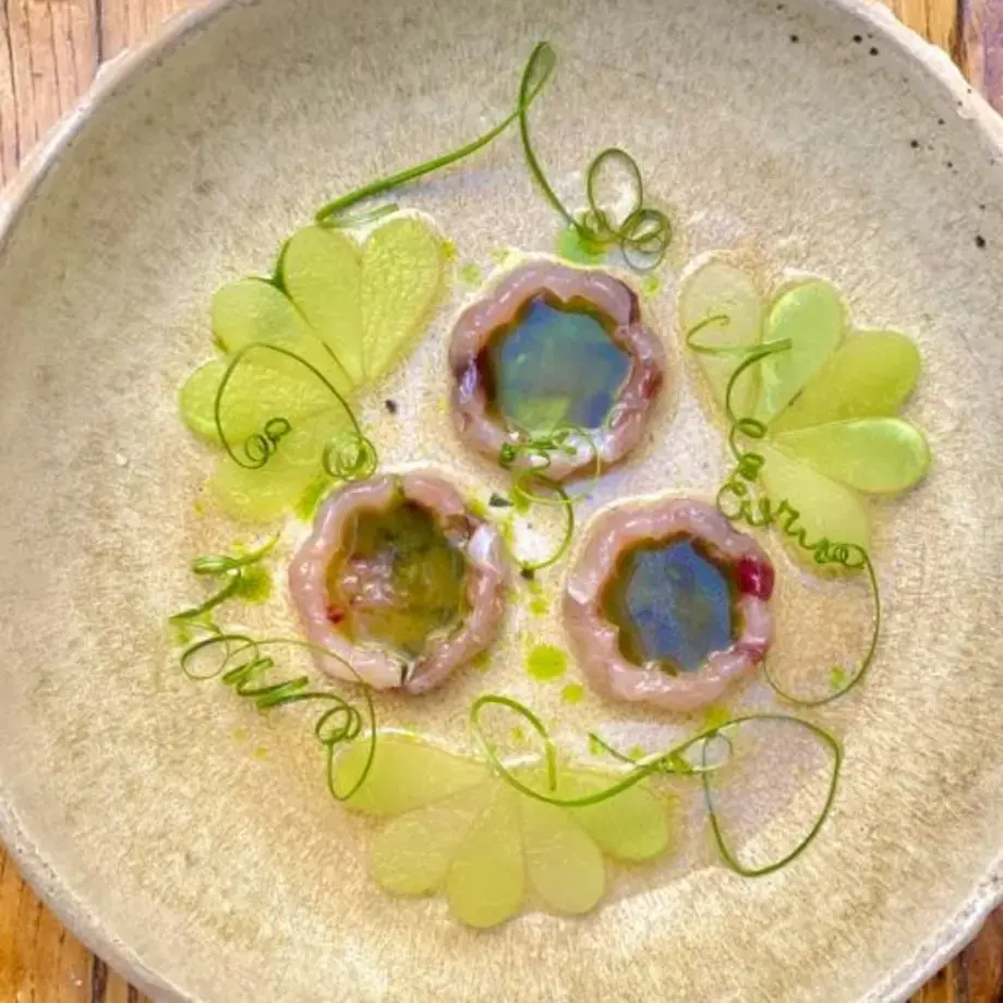 Tonno, carosello, olio di fichi di chef Miacola