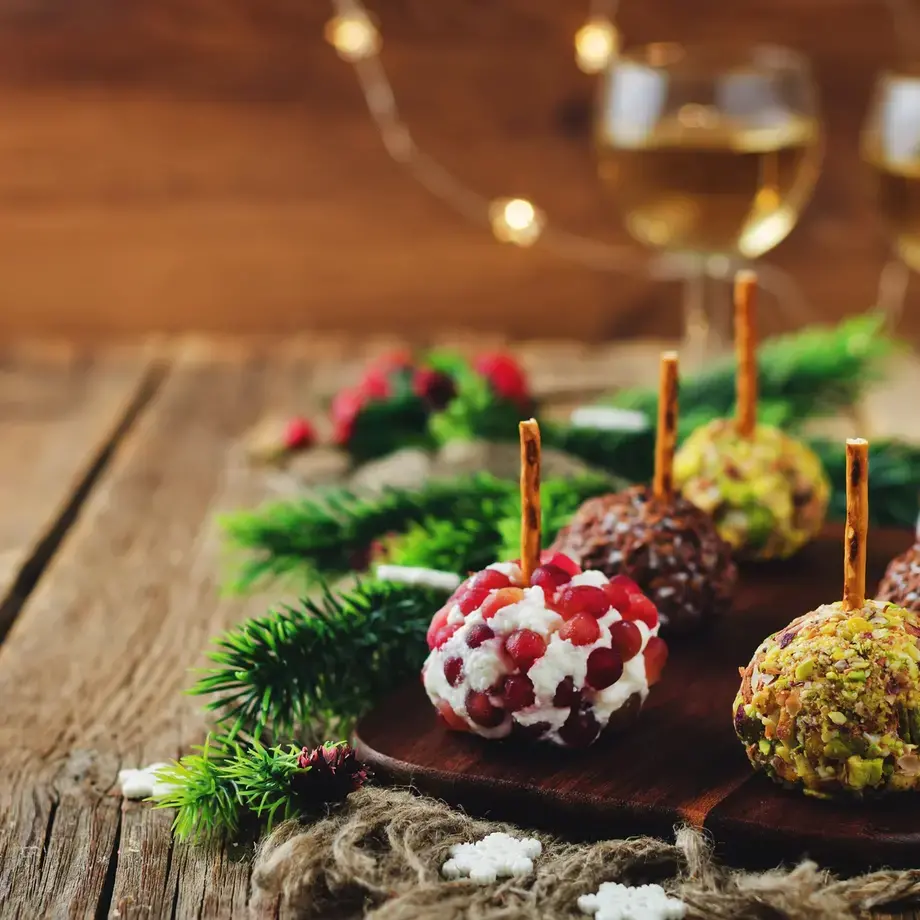 antipasti vegetariani di Natale