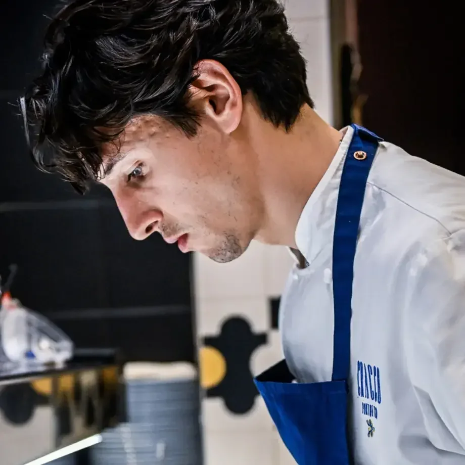 Lo chef Mattia Pecis