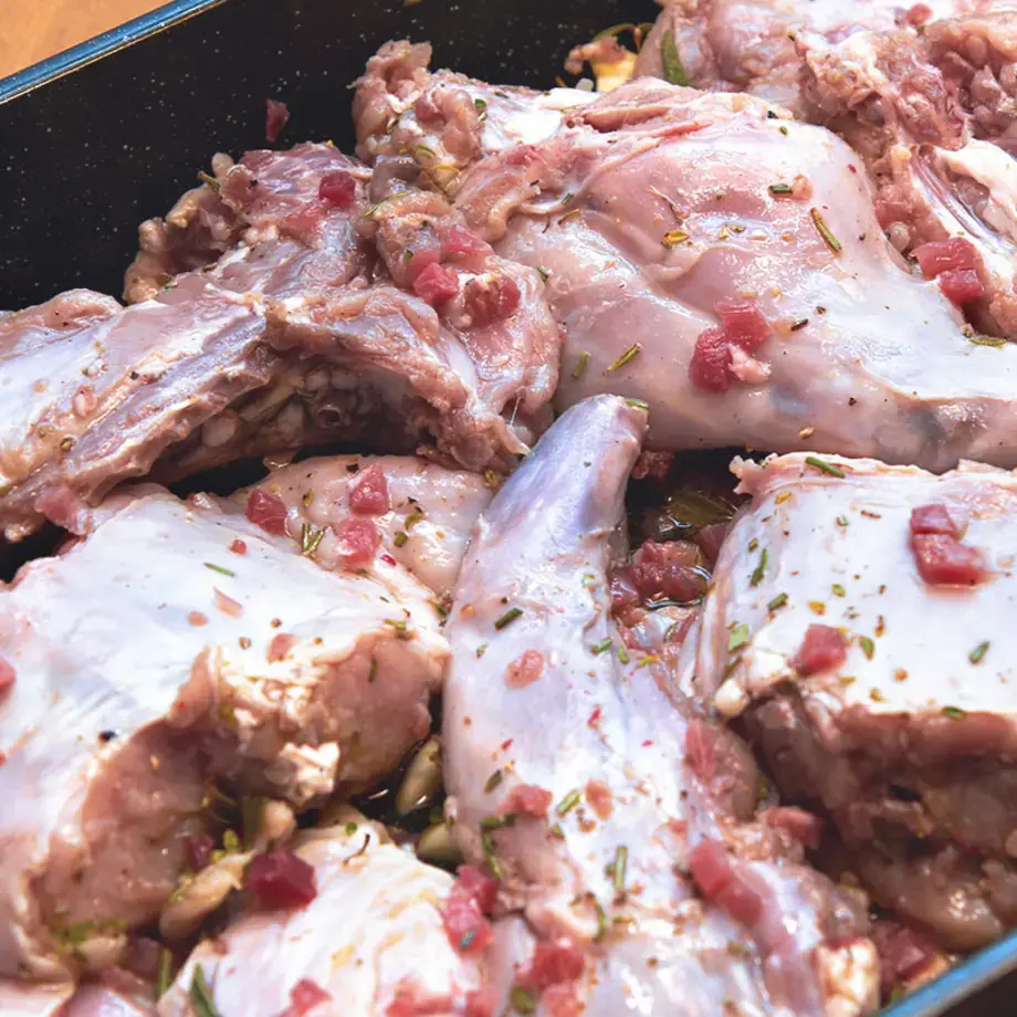 come marinare il coniglio