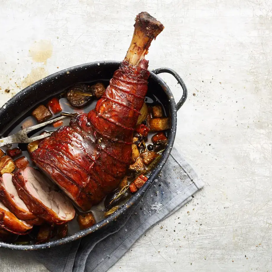 Cosciotto di maiale arrosto