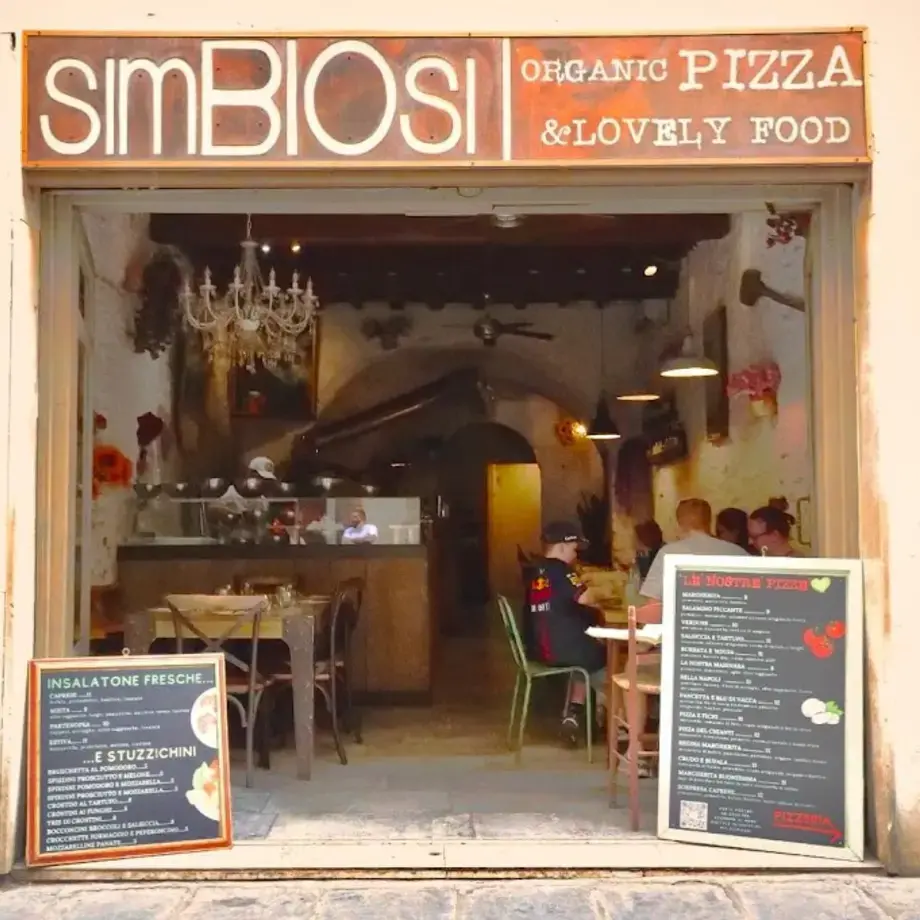 SimBIOsi Organic Pizza and lovely food