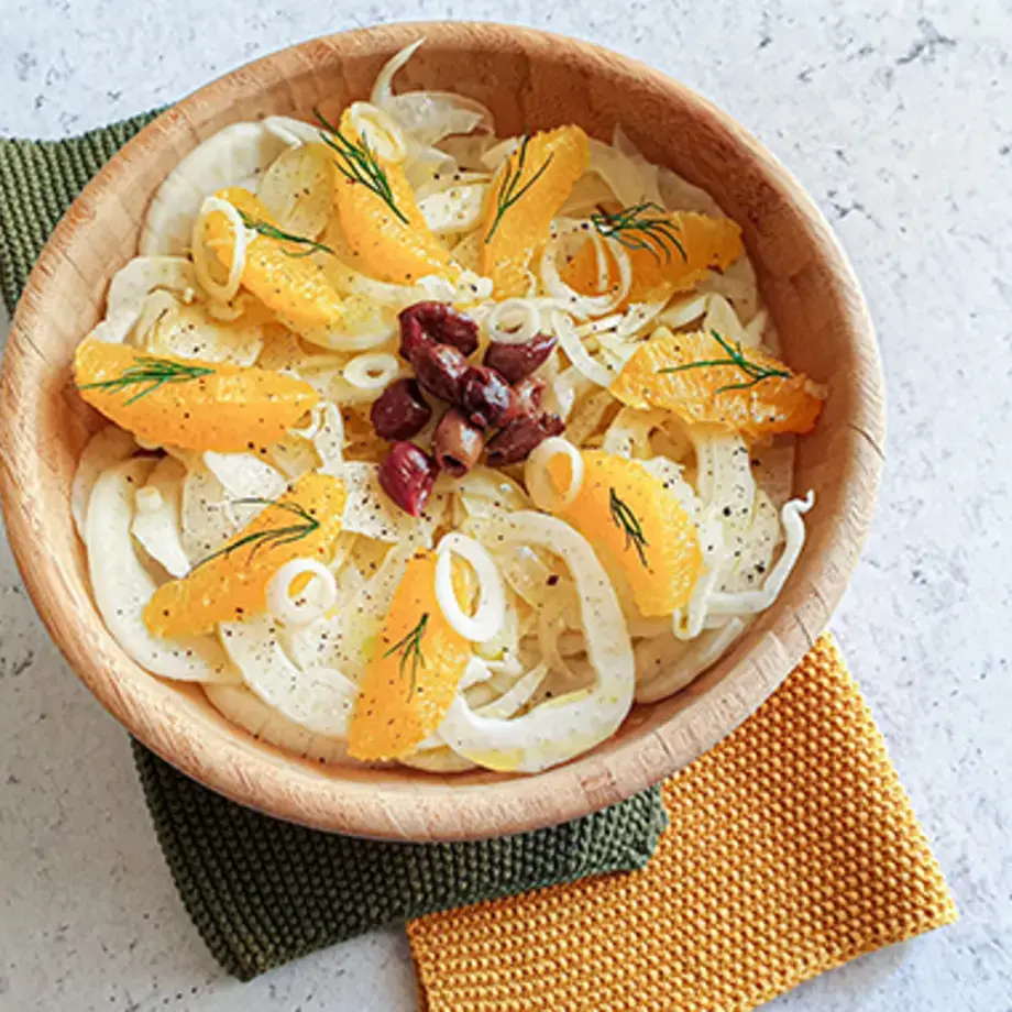 insalata finocchi e arance