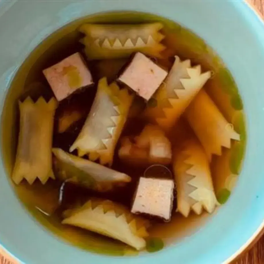 censommé di cinghiale