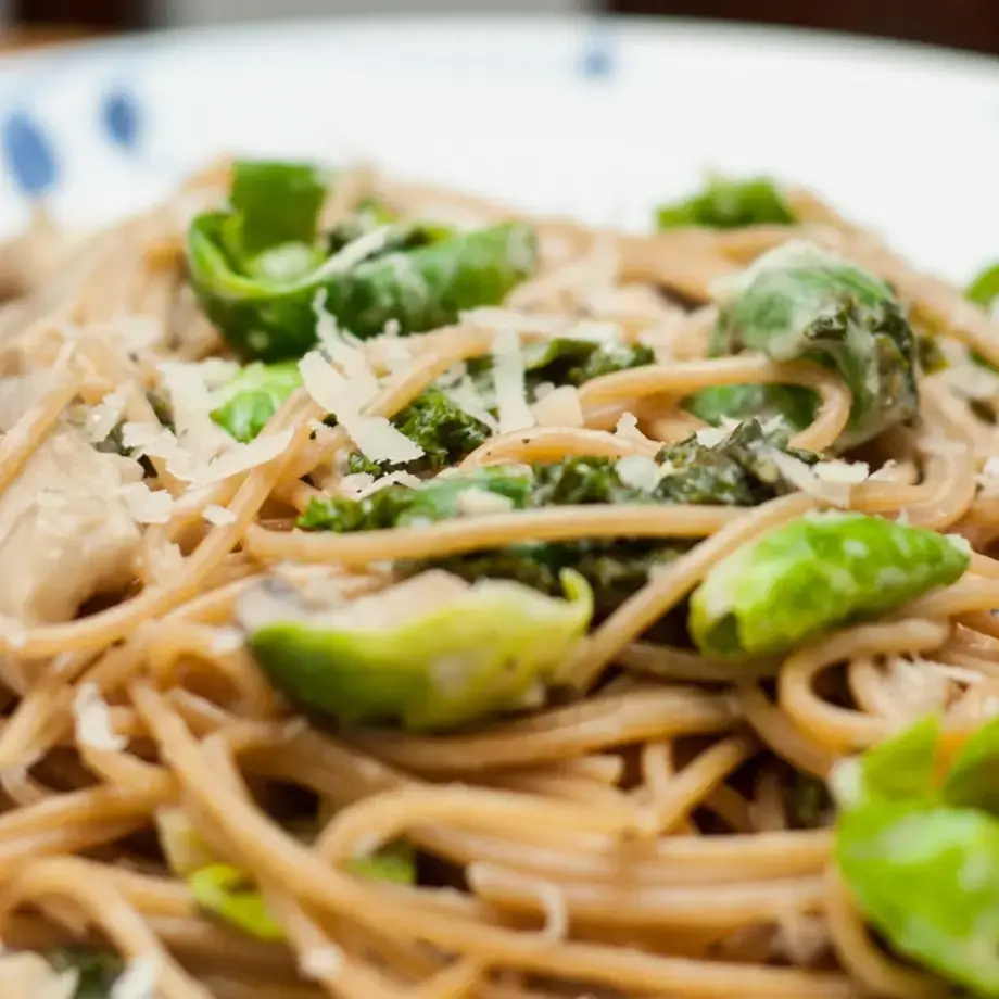 Spaghetti con i cavoletti di Bruxelles