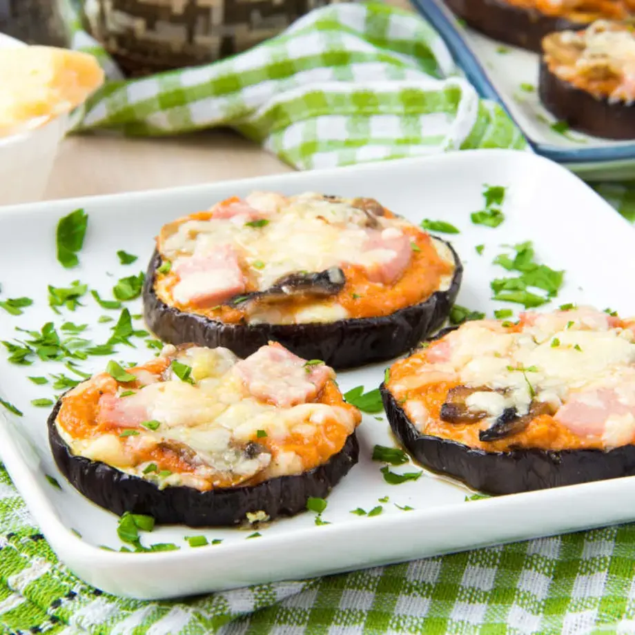 Pizzette di melanzane