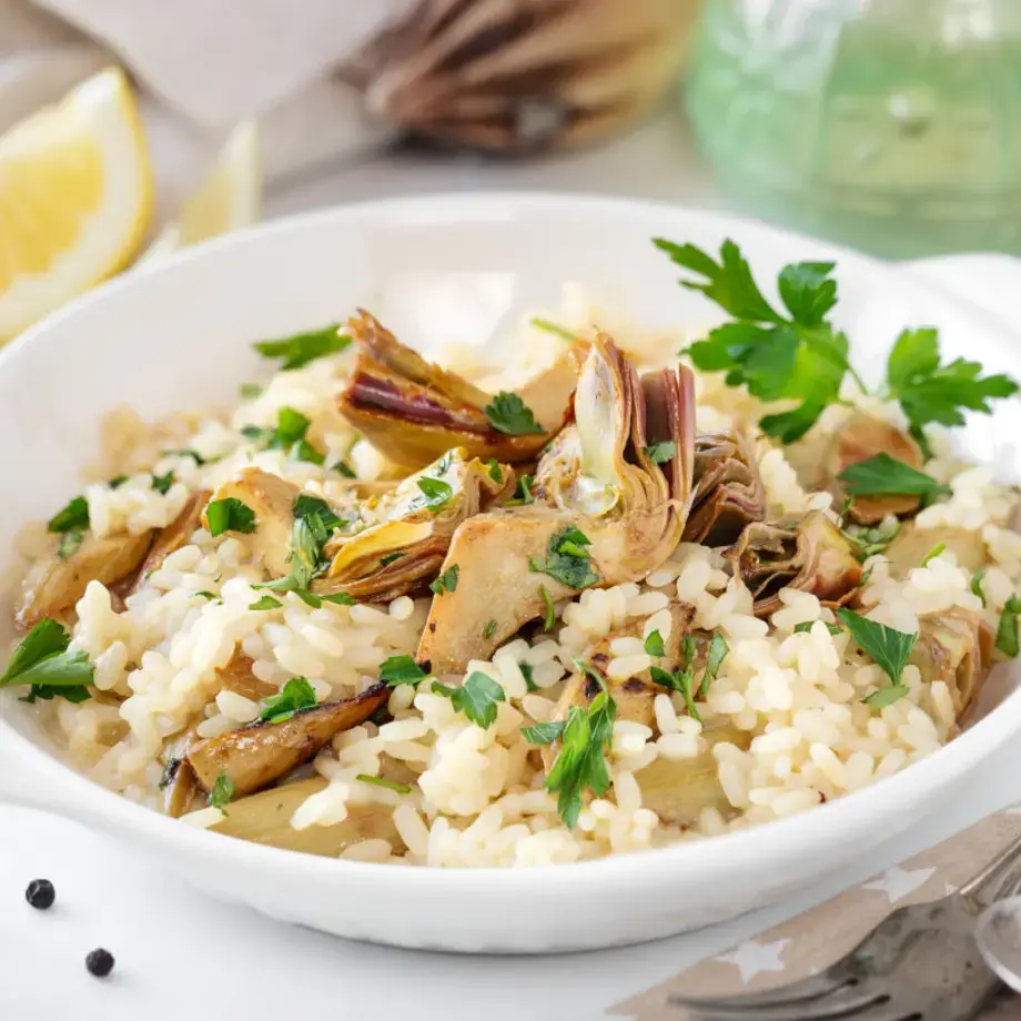risotto con carciofi - Fine Dining Lovers