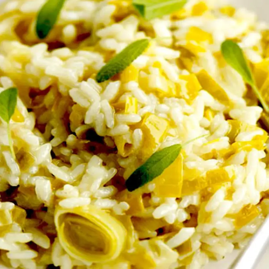 risotto ai porri e parmigiano