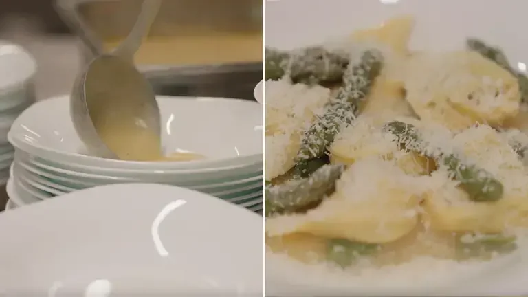 Tortelloni agli asparagi