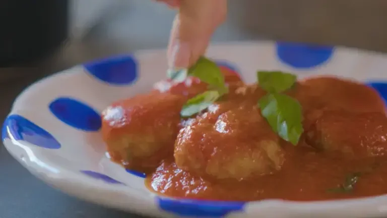 Polpette impiattate Maci