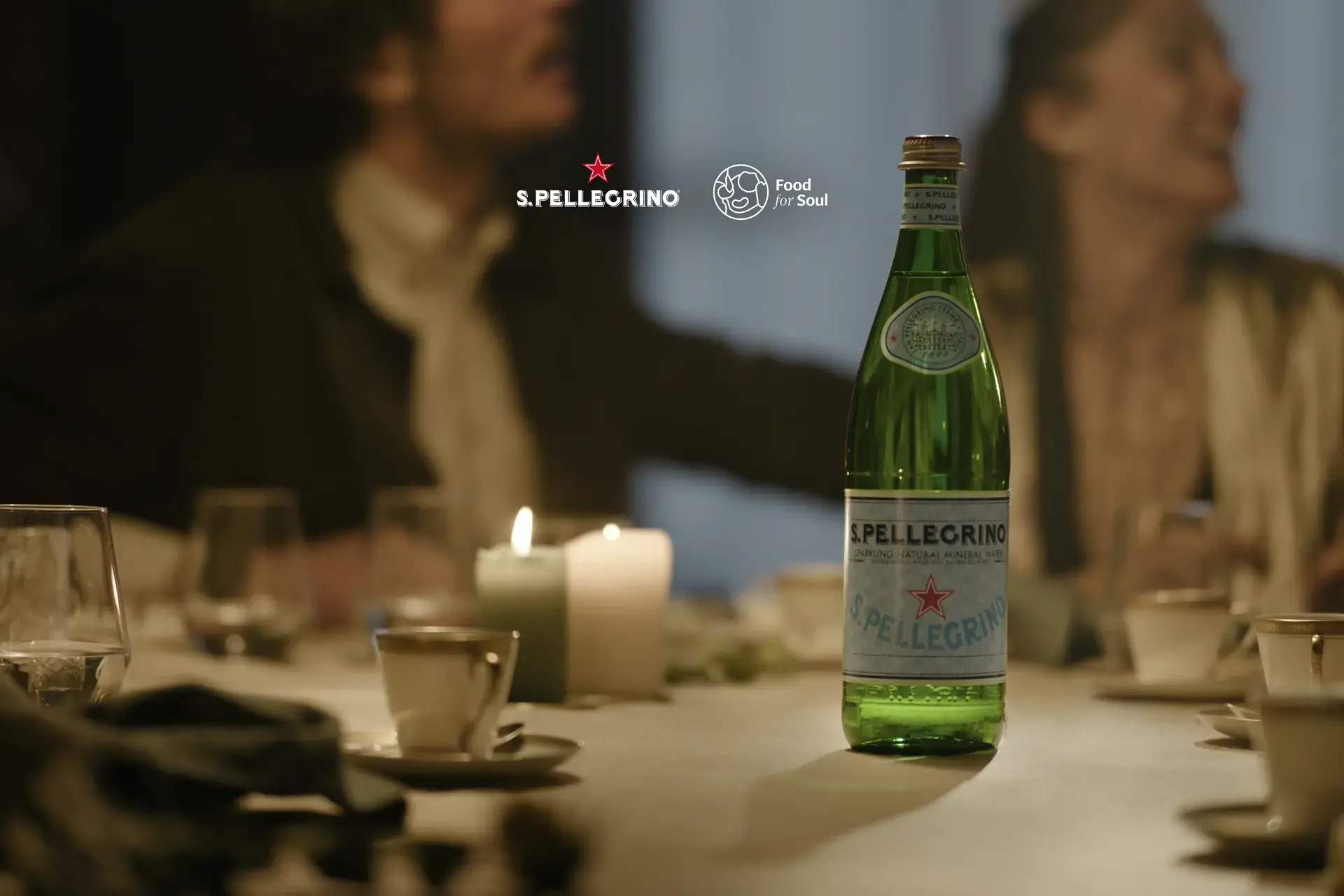 Acqua S.Pellegrino a tavola a casa