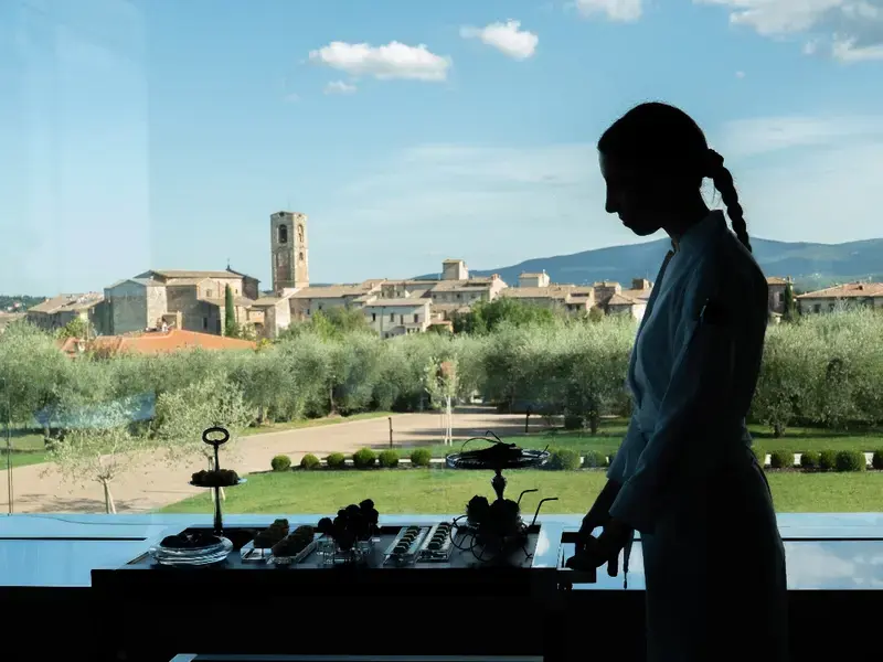 Teatro del Gusto - la sala e il servizio di Arnolfo
