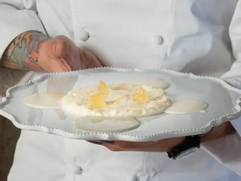 Risotto ai quattro formaggi - Federico Sgorbini TP