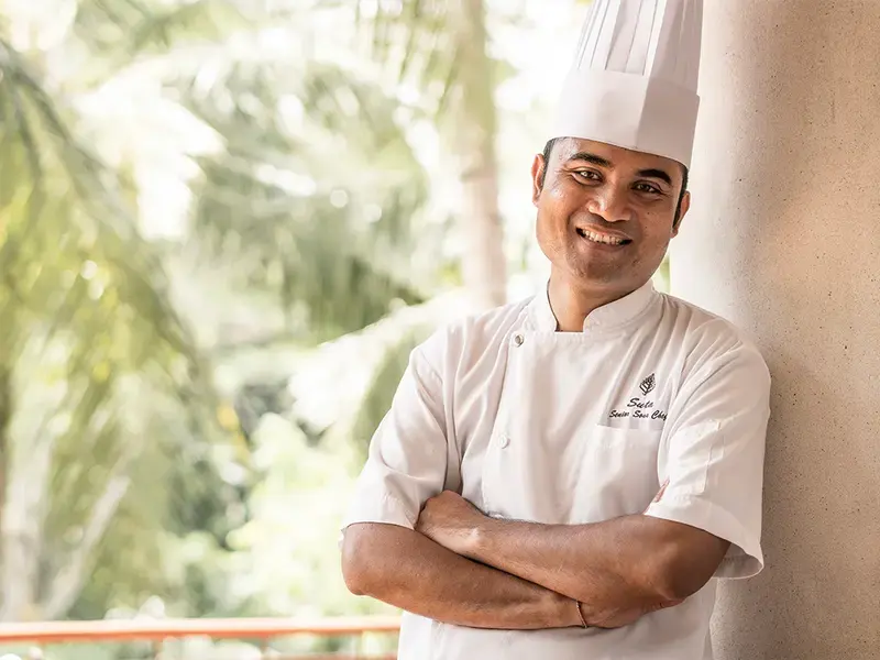 Chef Wayan Sutariawan del Four Seasons Resort Bali at Sayan