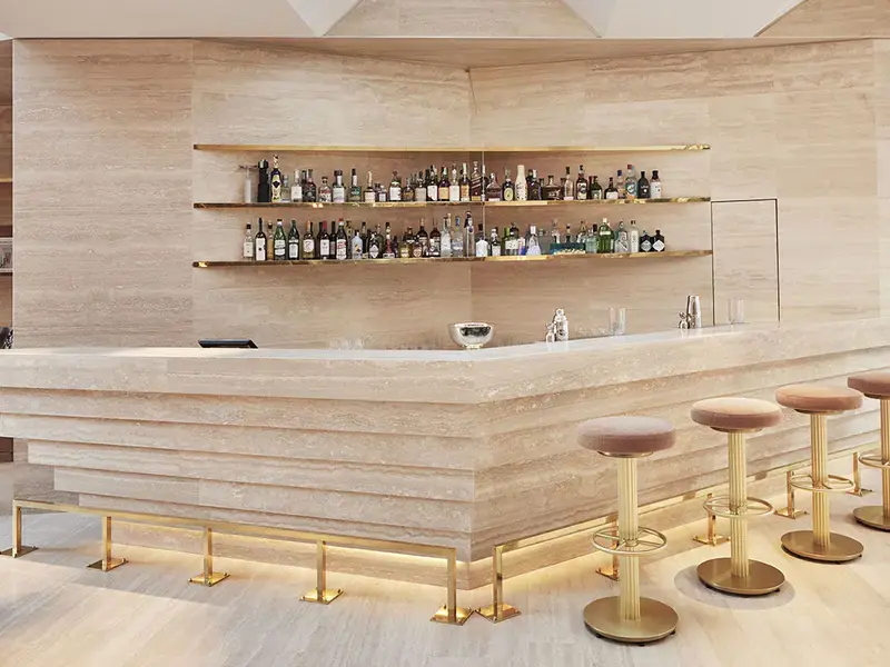 L'interno di Vesta, nuovo locale in via Fiori Chiari a Milano