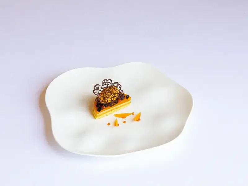 Il piatto Fior di Lunigiana dello chef Alessandro Cozzolino