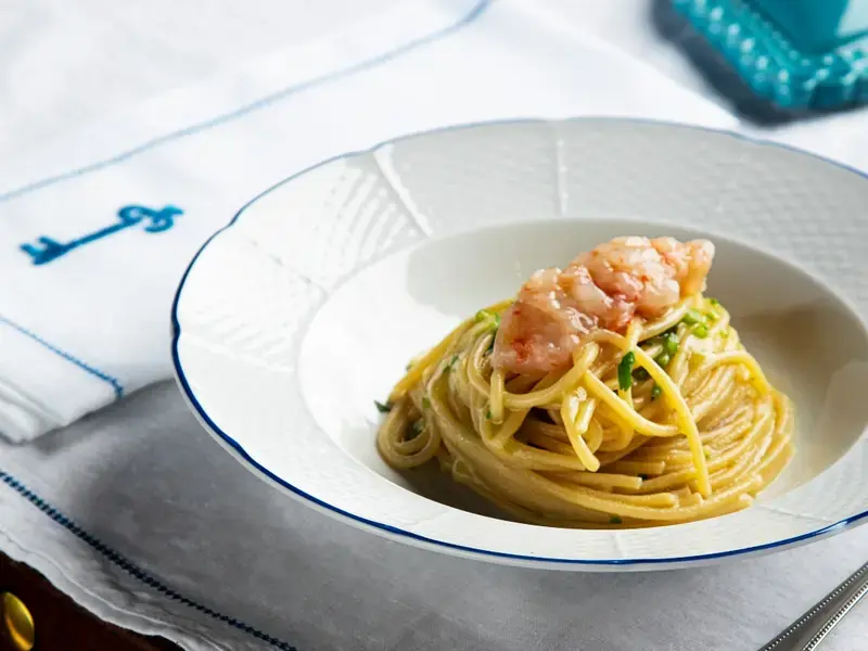 Un piatto del menu de La Segreta a Roma