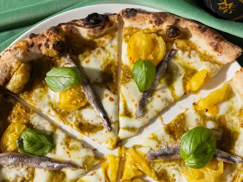 Le pizze iconiche di Lievità a Milano: la Verdeoro
