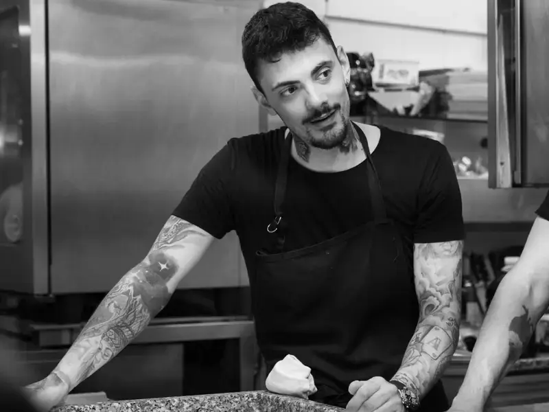 Matteo Poggi, chef del ristorante Al Cambio di Bologna