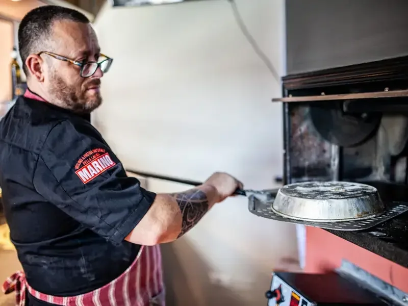 Andrea Morini pizzaiolo pizzeria Da Cecio