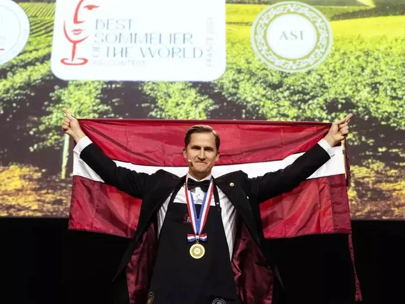 Raimonds Tomsons è il miglior sommelier del mondo 2023