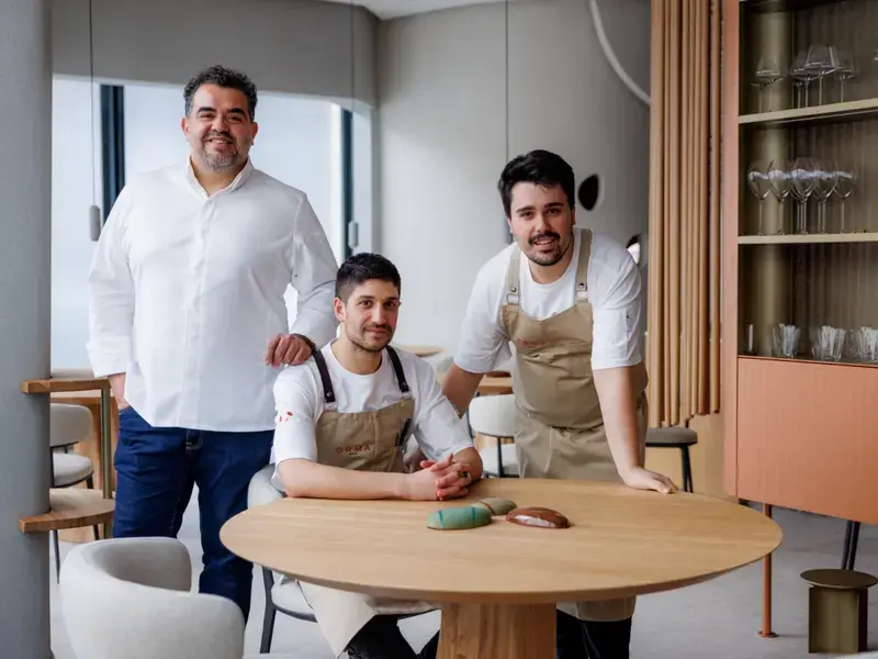 Roy Caceres, Piermario Fiengo e Giovanni Olivieri di Orma a Roma