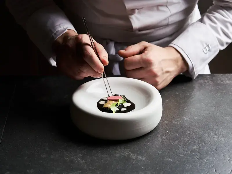 Un piatto del menu di Verso a Milano