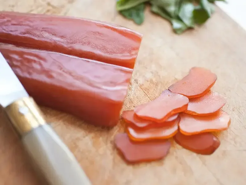 Bottarga affettata