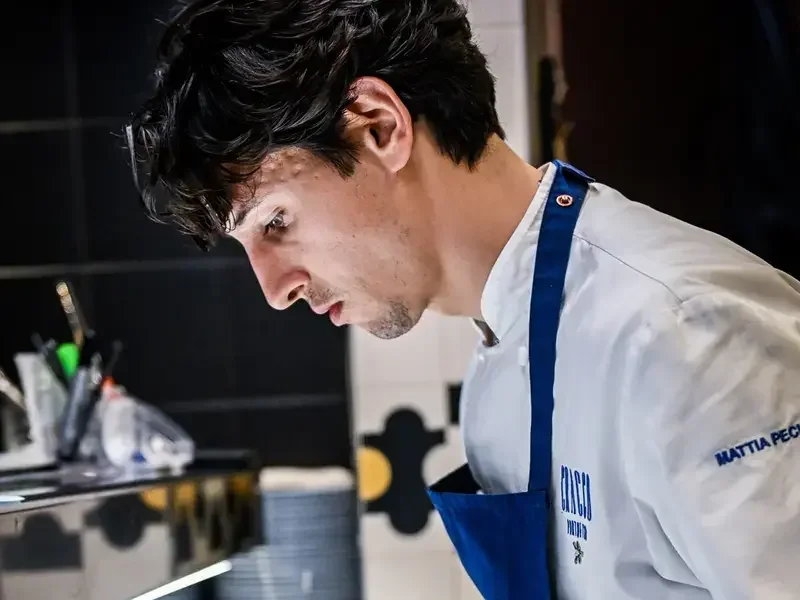 Lo chef Mattia Pecis
