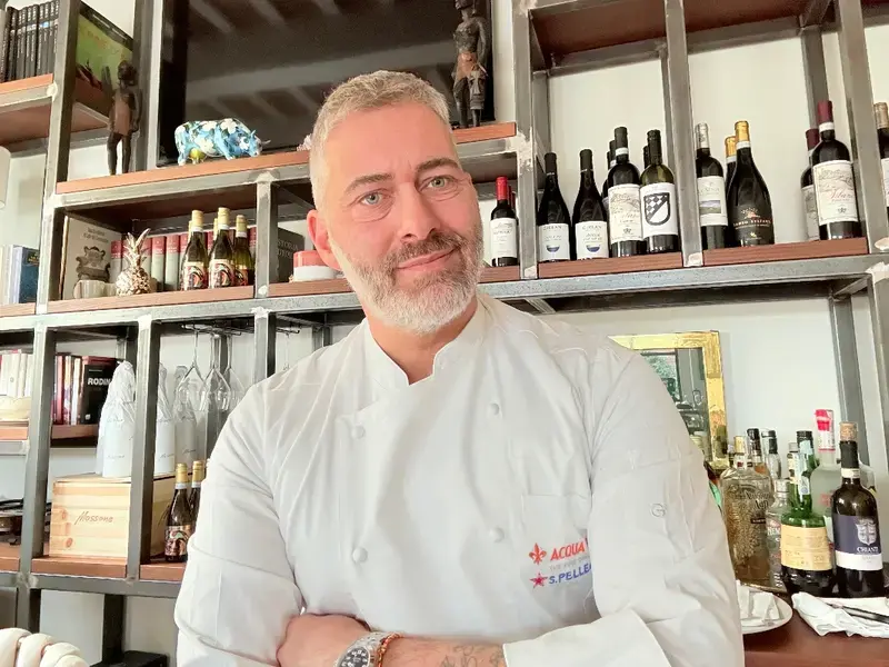 Christian Cesarini, chef di Villa Francesca a Gradara