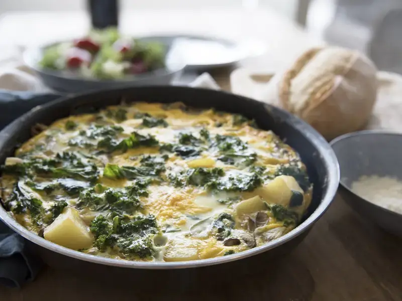 frittata di cavolo nero