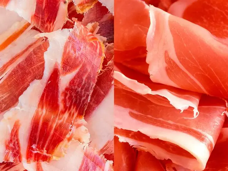 Jamon Iberico e Prosciutto di Parma